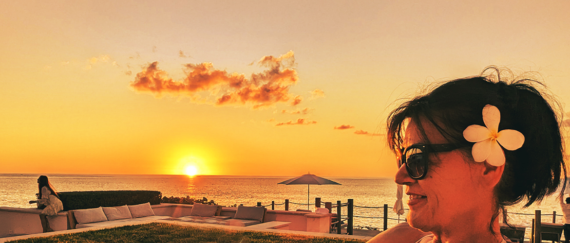 An image of the sunset