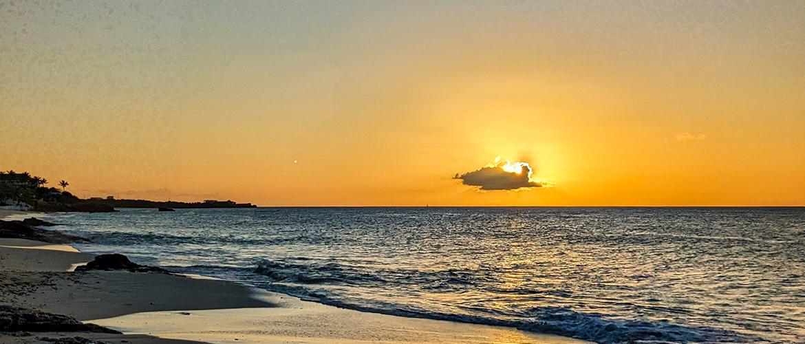 An image of the sunset