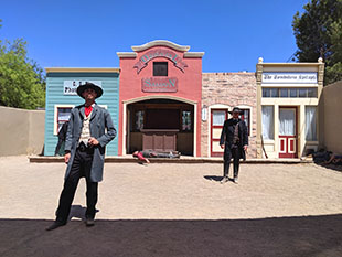 Doc Holiday and Wyatt Earp after the fight