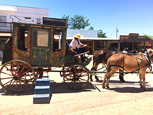 Image from Allen street in Tombstone.