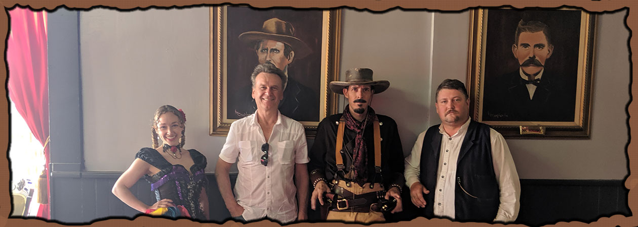 Image from inside the Oriental saloon