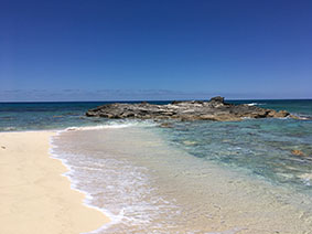 The image from the Blue Lagoon Island