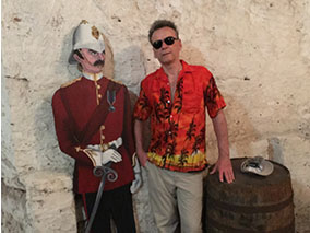 Images from tunnels underneath the old fort.