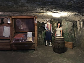Images from tunnels underneath the old fort.