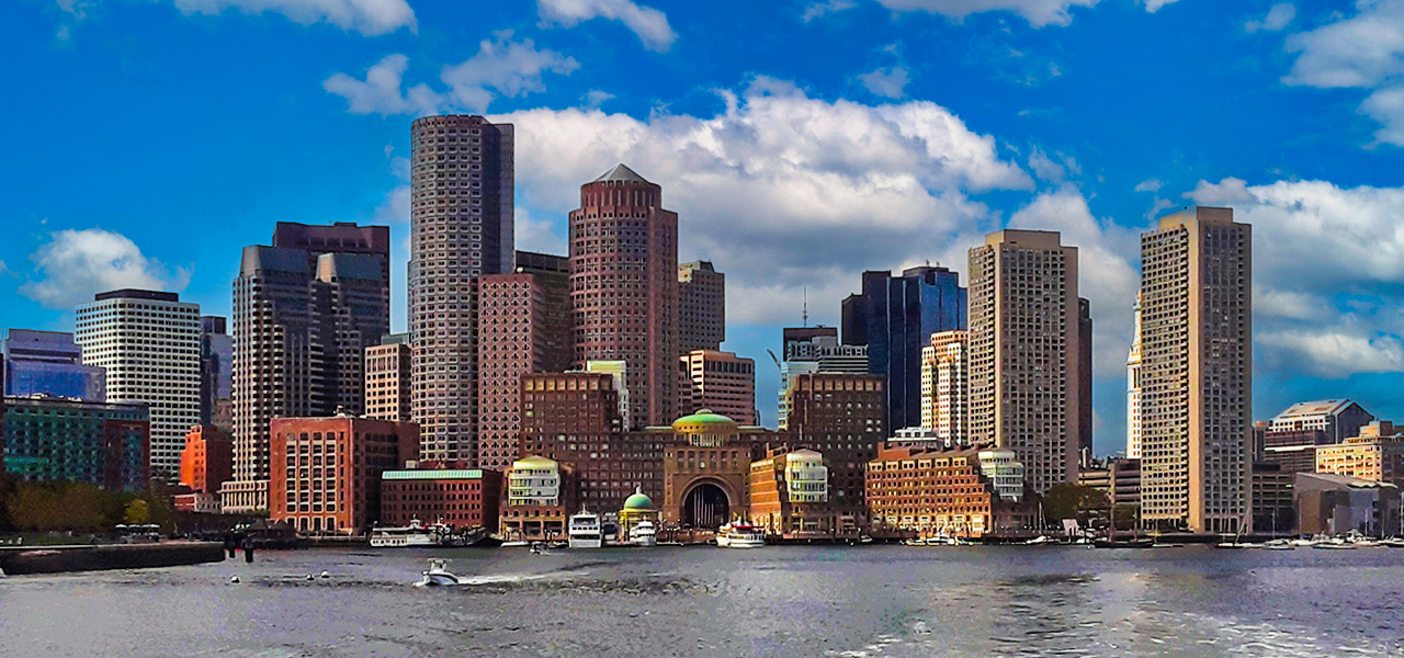 Boston harobour front line