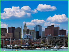 An image of Boston Harbor