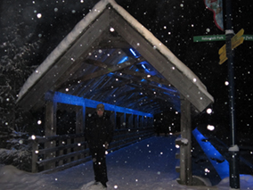 The image from Whistler village