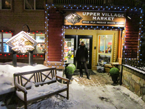 The image from Whistler village