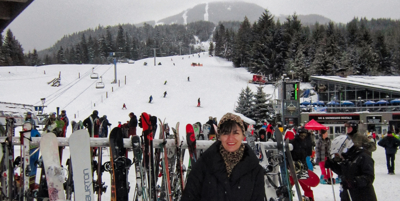 The image from Whistler sky resort