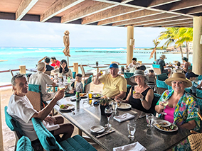 An image from the beach Cancun