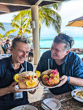 An image from the beach Cancun