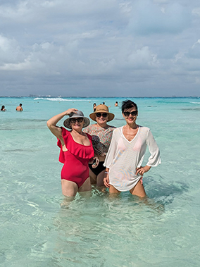 An image from the beach Cancun