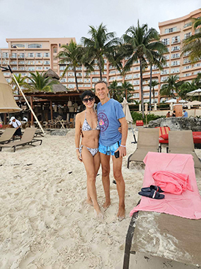 An image from the beach Cancun