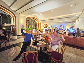 An image from the lobby