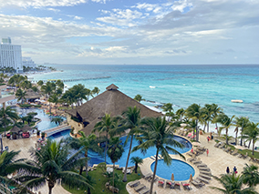 An image from the beach Cancun