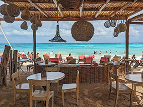 An image from the beach Cancun