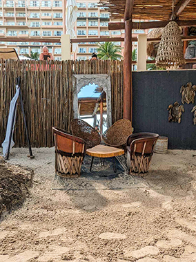 An image from the beach Cancun