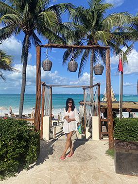 An image from the beach Cancun