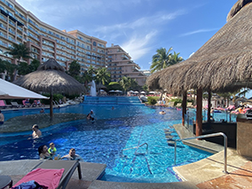 An image from the beach Cancun