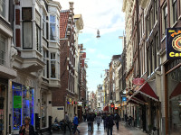 The street image - Amsterdam centre.