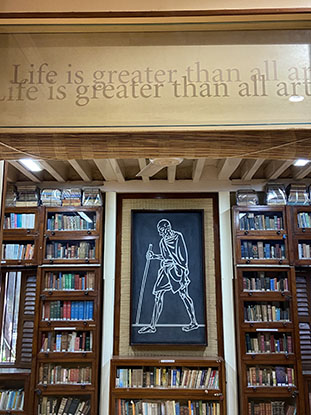 Image from Ghandi house