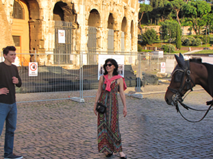 The image of the Colosseum from Rome