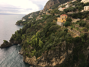 Another image of houses on cliffs