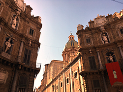 Quattro Canti, officially known as Piazza Vigliena