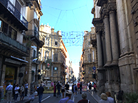 The Quattro Canti piazza.