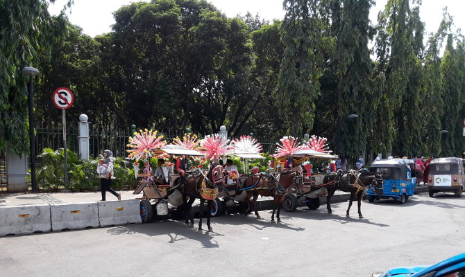 Detail from Jakarta, Merdeka Square.