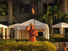 An image of sunset at Maui beach
