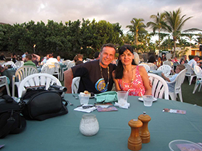An image from Hula show at Maui