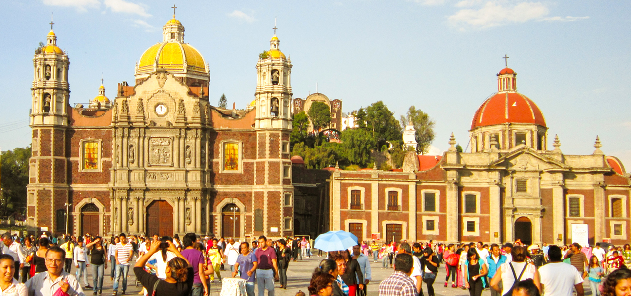 The Basilica of Our Lady of Guadalupe is a Roman Catholic church, basilica and National shrine of Mexico in the north of Mexico City.