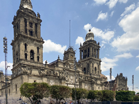 An image of the Metropolitan Cathedral in Mexico City