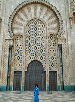 An image from The Hassan II mosque