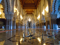 An image from The Hassan II mosque