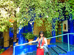 An image from the Majorelle Garden