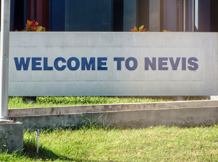 From the flight from San Juan to Nevis