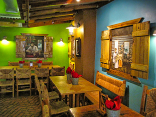 The image from old San Juan restaurant, Puerto Rico