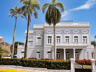 The image from old San Juan, Puerto Rico