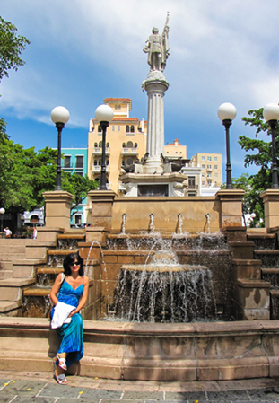 The image from old San Juan, Puerto Rico