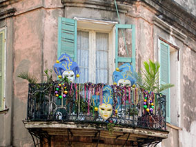 An image from New Orleans French quarter from our Album