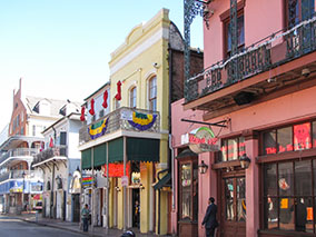 An image from New Orleans French quarter from our Album