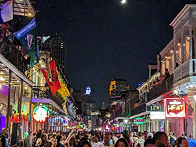An image from New Orleans French quarter from our Album