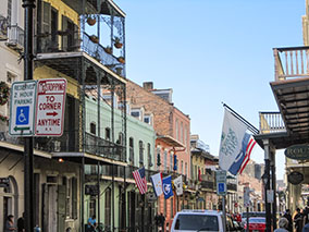 An image from New Orleans French quarter from our Album