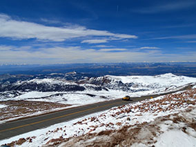 An image from our trip to the top of Pikes Peak