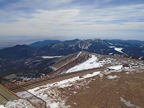 An image from our trip to the top of Pikes Peak