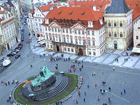 Prague, old town square