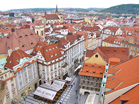 Prague, old town square