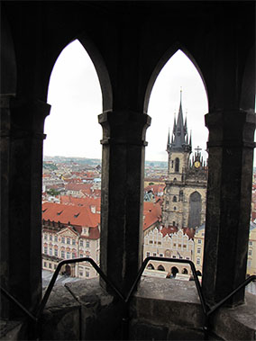 Prague, the old town square